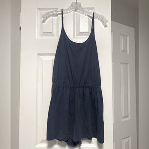 Dark blue summer romper